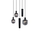 Mataro lampa wisząca 1xE27 czarna 364130532