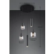 Mataro lampa wisząca 1xE27 czarna 364130532