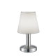 Mats Ii lampka stołowa 1xE14 srebrna, biała 599700101 TRIO lighting