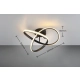 Meo lampa sufitowa LED 15W 1800lm 3000K czarna R62101132