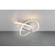 Meo lampa sufitowa LED 15W 1800lm 3000K srebrna R62101187