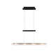 Milos lampa wisząca LED 4x5W 4x550lm 3000K czarna R32004132