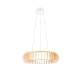 Monte lampa wisząca LED 40W 4700lm 3000K-6500K biała, drewno R32171930