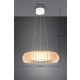 Monte lampa wisząca LED 40W 4700lm 3000K-6500K biała, drewno R32171930