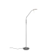 Monza lampa podłogowa LED 12W 1400lm 2300K, 3000K, 4000K srebrna 423310107 TRIO lighting