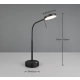 Moreno lampka stołowa LED 3W 300lm 2700K-6000K czarna R54561132