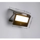 Moura Solar kinkiet solarny LED 18W 2150lm 3000K, 4000K, 6000K czarny R22106132