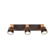 Nandini lampa sufitowa 3xE14 czarna 811700332