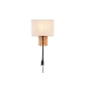 Nilam kinkiet 1xE27 LED 3,1W 310lm 3000K drewno, biały 212870236