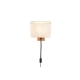 Nilam kinkiet 1xE27 LED 3,1W 310lm 3000K drewno, biały 212870236