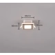 Nimbus lampa sufitowa LED 5W 450lm 3000K srebrna 653410106