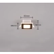 Nimbus lampa sufitowa LED 5W 450lm 3000K czarna 653410132