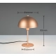 Nola lampka stołowa 1xE14 brązowa 506200165
