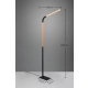 Norris lampa podłogowa LED 14W 1400lm 3000K czarna, drewno 445210132