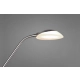 Orson lampa podłogowa LED 27W 2700lm, LED 4,5W 450lm 3000K srebrna, biała R40073507