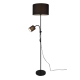 Owen lampa podłogowa 1xE27, 1xE14 czarna R40192002 TRIO lighting