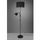 Owen lampa podłogowa 1xE27, 1xE14 czarna R40192002