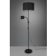 Owen lampa podłogowa 1xE27, 1xE14 czarna R40192002