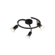 Paris lampa sufitowa 3xGU10 czarna R80913932 TRIO lighting