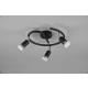 Paris lampa sufitowa 3xGU10 czarna R80913932