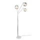 Paxton lampa podłogowa 3xE27 srebrna 416900306 TRIO lighting