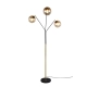 Paxton lampa podłogowa 3xE27 złota, czarna 416900380