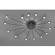 Peacock lampa sufitowa LED 15x2,6W 15x260lm 3000K czarna 679511532 TRIO lighting