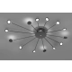 Peacock lampa sufitowa LED 15x2,6W 15x260lm 3000K czarna 679511532