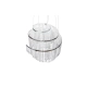 Pomp lampa wisząca LED 38W 5500lm 2700K-6500K srebrna R37349106