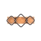 Rama lampa sufitowa LED 32W 3800lm 3000K czarna 643210332