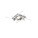 Roger lampa sufitowa LED 35W 4050lm 2700K-6500K srebrna 647810407