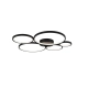 Rondo lampa sufitowa LED 49W 5600lm 3000K czarna 622610532 TRIO lighting