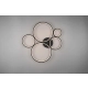 Rondo lampa sufitowa LED 49W 5600lm 3000K czarna 622610532