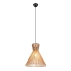 Rosalie lampa wisząca 1xE27 czarna, brązowa R36191036 TRIO lighting