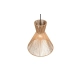 Rosalie lampa wisząca 1xE27 czarna, brązowa R36191036