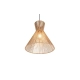Rosalie lampa wisząca 1xE27 czarna, brązowa R36191036
