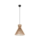 Rosalie lampa wisząca 1xE27 czarna, brązowa R36191036