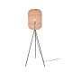 Runa lampa podłogowa 1xE27 czarna, brązowa 403000132 TRIO lighting