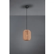 Runa lampa wisząca 1xE27 czarna, brązowa 303000132