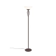 Rustica lampa podłogowa 2xE27 miedziana, biała  401000224 TRIO lighting