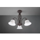 Rustica lampa sufitowa 3xE14 miedziana, biała  601000324