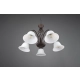 Rustica lampa wisząca 5xE14 miedziana, biała  101000524