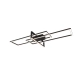 Salinas lampa sufitowa LED 34W 3900lm 3000K czarna 620310332 TRIO lighting