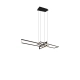Salinas lampa wisząca LED 34W 4200lm 3000K czarna 320310332 TRIO lighting