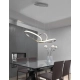 Sansa lampa wisząca LED 28W 3200lm 3000K srebrna R32751107