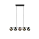 Sheldon lampa wisząca 5xE14 czarna R31305017