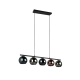 Sheldon lampa wisząca 5xE14 czarna R31305017