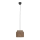 Smilla lampa wisząca 1xE27 naturalna, czarna 366800136