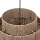 Smilla lampa wisząca 1xE27 naturalna, czarna 366800136
