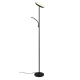 Specter lampa podłogowa LED 17W, 4,5W 1900lm, 450lm 2700K-6500K czarna R47842132 TRIO lighting